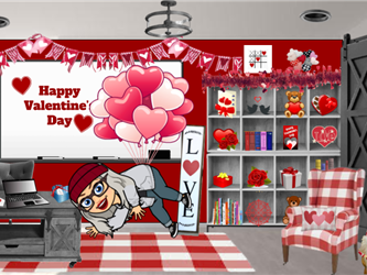 Valentines Bitmoji Classroom 2021
